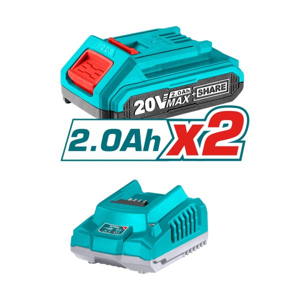 Taladro Inalámbrico de impacto 20V 10 mm 45NM Litio Ion Total