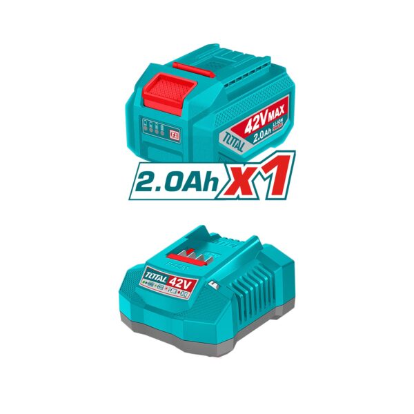 Taladro Percutor inalámbrico torque 69 Nm brushless 42V Total