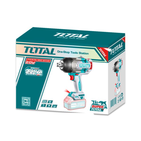 Llave de Impacto Inalambrica 3/4″ 20V 1350nm Total