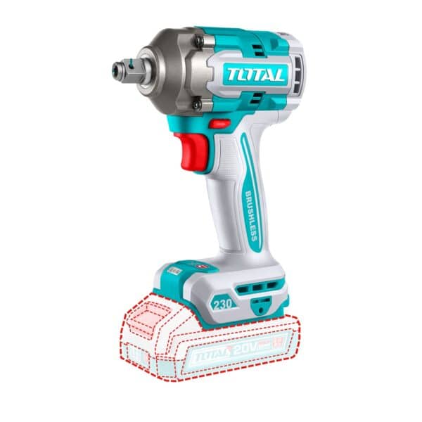 Llave de Impacto y Atornillador Inalámbrico 20V Total