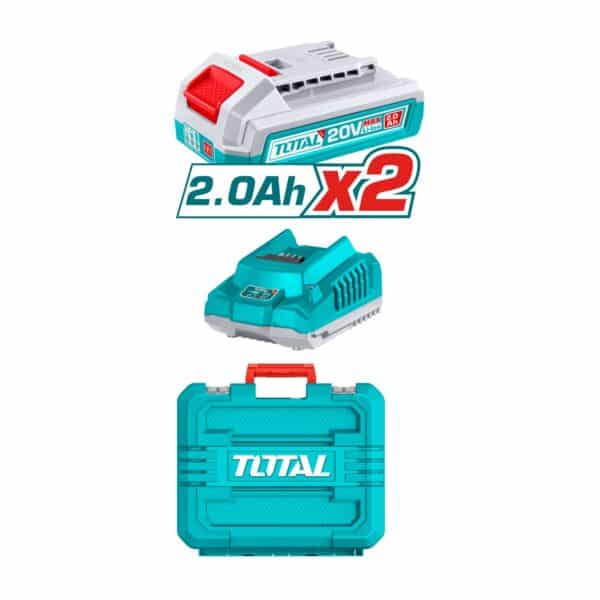 Llave de Impacto y Atornillador Inalámbrico 20V Total