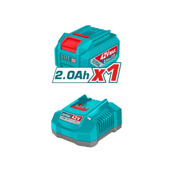 Llave de impacto brushless torque 600 Nm 42V Total