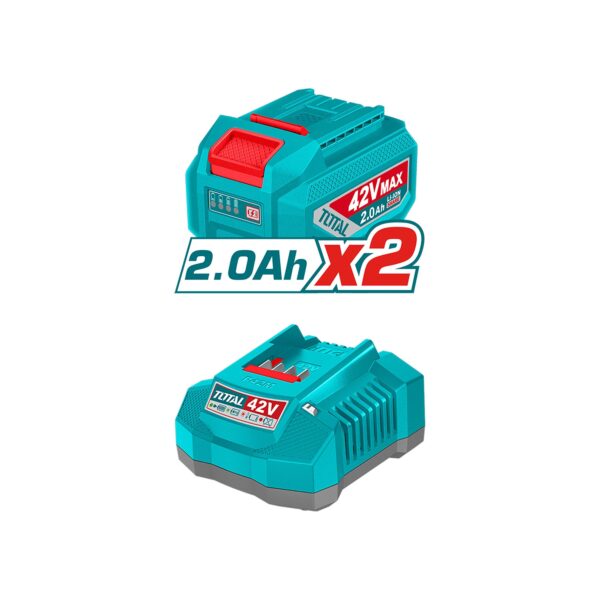 Llave Impacto inalámbrica torque 750 Nm brushless 42V Total