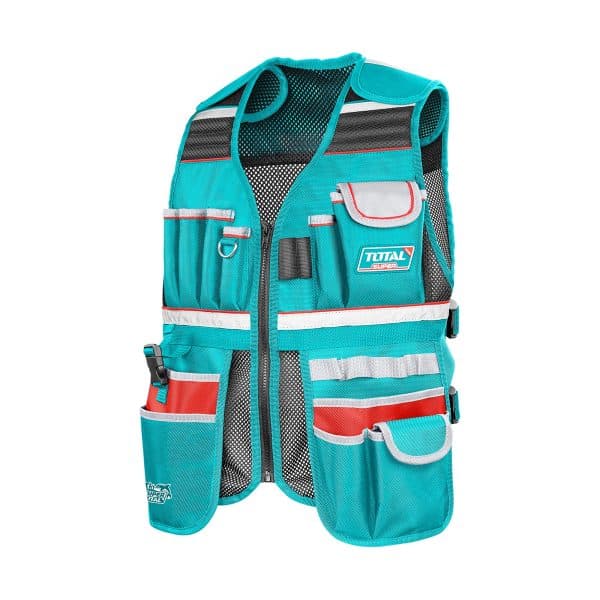 Kit 5 Piezas Mochila, Chaleco, Bolso y Portaherramientas Total