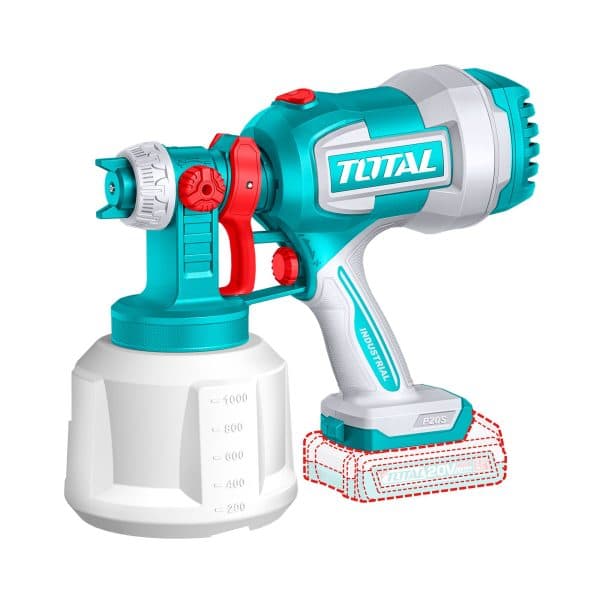 Kit 20V Pulverizadora Inalámbrico, Hidrolavadora y Aspiradora Manual, 2 Baterías y Cargador Total