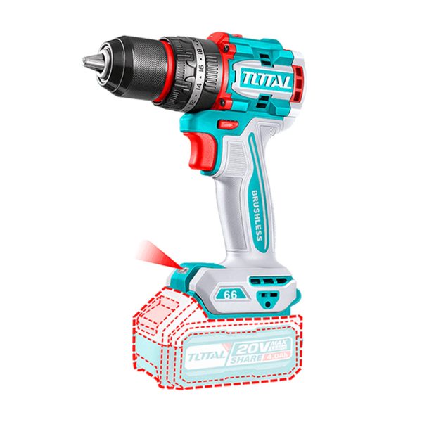 Kit Herramientas Inalámbricas 20V 9 Piezas, 2 Baterías y Cargador Total