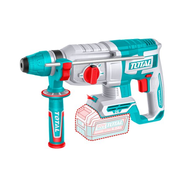 kit Taladro, Rotomartillo, Atornillador Inalambrico 3 piezas Total
