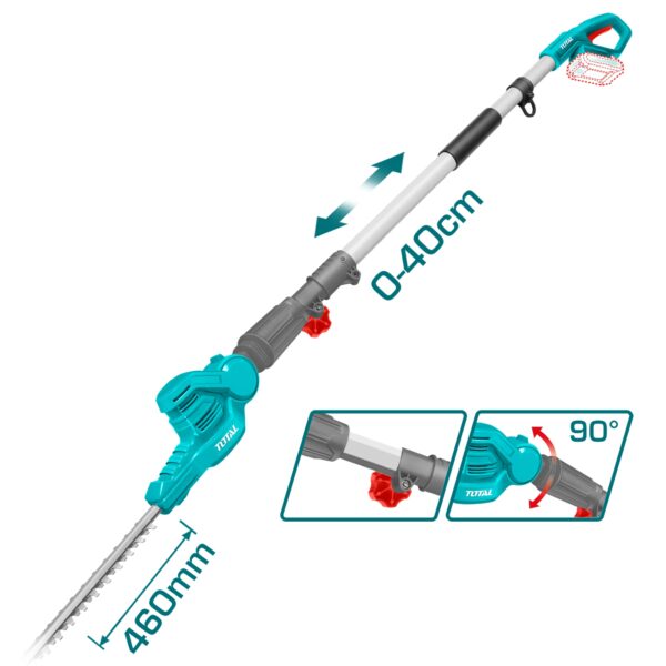 Cortaceto Extendible Inalambrico 20V Total