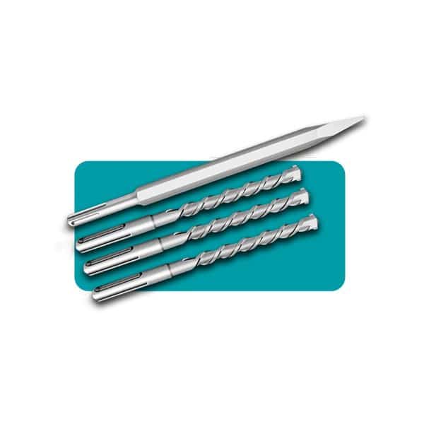 Rotomartillo Inalambrico 20V SDS Plus con doble Batería Total