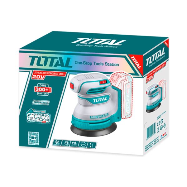 Lijadora Orbital Inalámbrica 20V 125mm Litio-ion 2