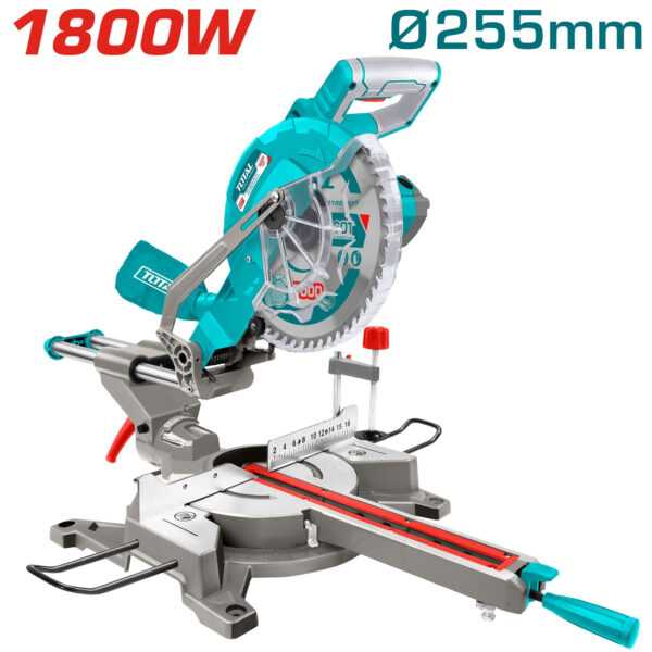 Sierra Ingleteadora Telescópica 1800W 10″ Total