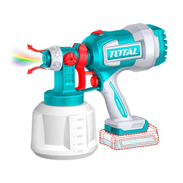 Pistola Pintar Inalambrica 20V 800ml Total
