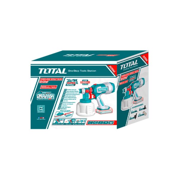 Pistola Pintar Inalambrica 20V 800ml Total