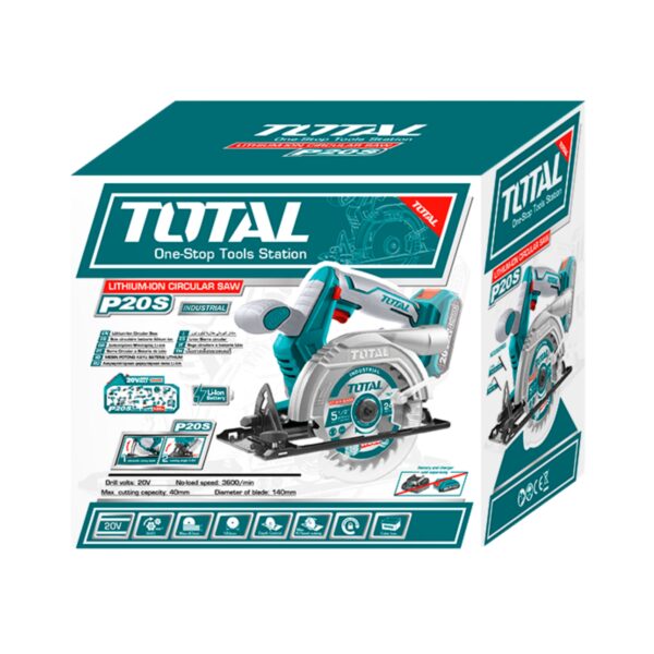 Sierra Circular Inalámbrica 20V Litio-ion Total