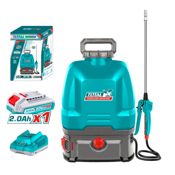 Fumigadora Inalambrica 16L 20V con Bateria y Cargador Total