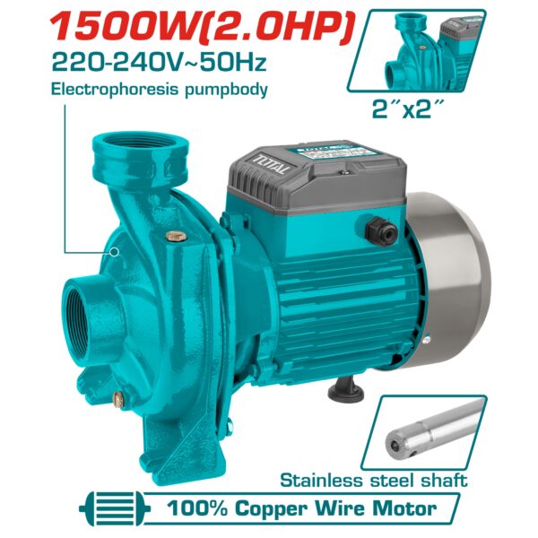 Bomba de Agua centrifuga 2hp 2×2 Total