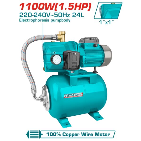 Bomba de Agua 1100W 1.5hp Total