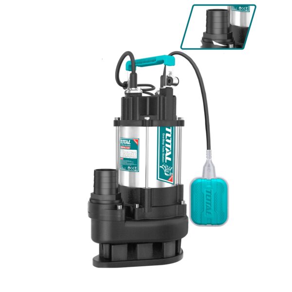 Bomba Sumergible 750W 1hp agua residuales Total